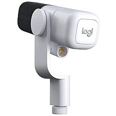 Logitech Blue Sona Active Dynamic Supercardioid XLR Microphone,Off-White