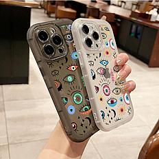 2pcs The World Of Graphic Luxury Shockproof Phone Case For Iphone 15/11/14/13/12/11 Pro Max/xr/xs/7/8 Plus Cpp Silicone Bumper Transparent Hard Back Soft Cover Fall Phone Cases