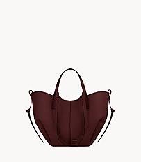 Сумка Polene Cyme Mini Cerise