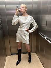 мінісукня з квіточками