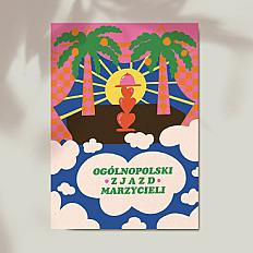 Plakat "Ogólnopolski Zjazd Marzycieli", Jagoda Pecela
