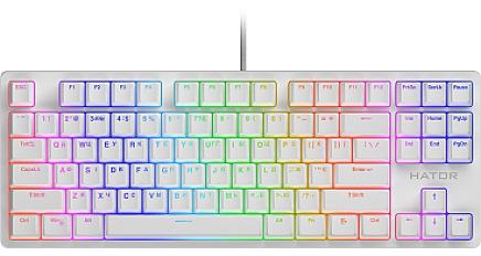 Клавіатура HATOR Rockfall 2 TKL Mecha Orange (HTK-521) White