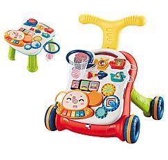 ăитячі музичні ходунки-каталка 2 в 1 з багатофункціональним ігровим столиком (N6038) Червоний: продаж, ціна у Києві. Товари, загальне від "Інтернет магазин KERNER" - 2502837696