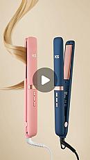 Плойка для волос, розовая 🙏🏻