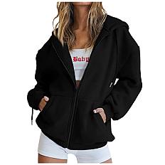 Timegard Sweatshirt Jackets for Women Zip up Hoodies Long Sleeve Pullover Fall Clothing with Pockets