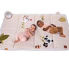 Килимче за игра Tiny Love - Boho Chic, XL размер, с безопасно огледало и подвижна дървена дрънкалка | kindermarket.bg