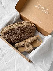 Набір Teddy з крабом коричневий | Miso