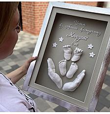 Слепки ручек и ножек малыша