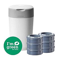 Накопитель подгузников Tommee Tippee Twist & Click + 6 сменных кассет (TT0371) купить в интернет-магазине Tommee Tippee
