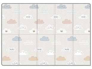 Сгъваемо килимче за игра Silky Portable "Облаче ле бяло"