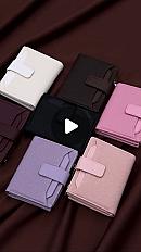 Гаманець чорний/коричневий/бордовий