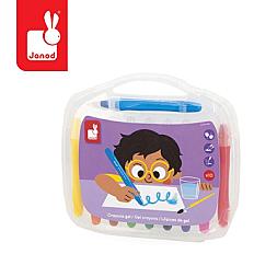 Janod Kredki żelowe 10 kolorów 3+