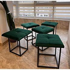 ᐉ Пуф-трансформер 5в1 тканина антикіготь Смарт Уно 47х47х44 см Зелений • Краща ціна в Києві, Україні • Купити в Епіцентр