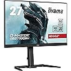 iiyama G-Master Red Eagle GB2770QSU-B6 68,6 cm 27" Fast-IPS LED monitor gamingowy WQHD HDMI DP USB3.2 0,2 ms 180 Hz Adaptive Sync regulacja wysokości, Pivot czarny : Amazon.pl: Elektronika