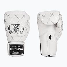 Mănuși de box Top King Boxing Chain white/silver (TKBGCH-WH-SV) - Sportano.ro