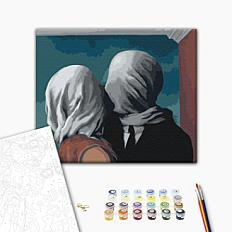 ᐉ Купити Картина за номерами Поцілунок BS29286L • ціна 350 грн в Україні