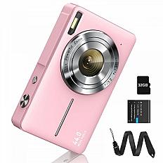 Цифрова камера FHD 1080P 44MP Pink