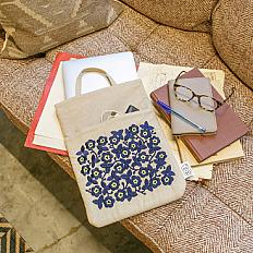 Ukrainian Flowers Anytime Tote Panini - Drawer Pouches Lineup - Hobonichi Techo 2026