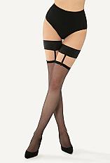 Pończochy z pikotką Bella