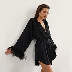 Kimono robe black