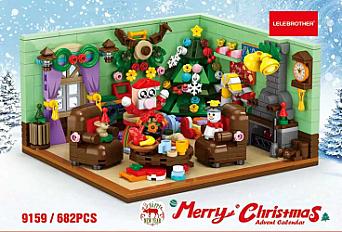 Адвент-календар конструктор New 24 віконця "Різдвяна кімната"