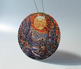 Ловец солнца витражный