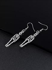 серьги скелети