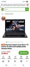 Noutbuk Igrovij Acer Nitro V 15 Anv15 51 50hu Nh Qnbeu 00n Obsidian Black