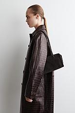 MARAIS MINI BOWLING BAG - SUEDE - DARK BROWN | COS