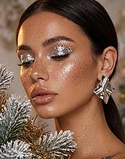 Серьги крупные (серебро)