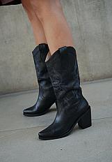 Carolina Western Boots - black