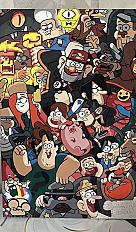 Картинка по номерам гравити Фолз