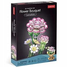3D puzzle “Buchet de flori “🌺
