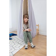 Kokon Księżycowy Beżyk – bawełniana huśtawka dla dzieci | Sówka Design